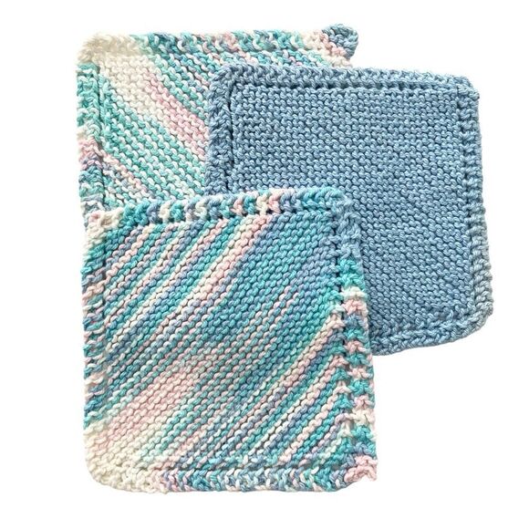 Umarked Handmade Knit/Crochet Dishcloth - Picture 2 of 12